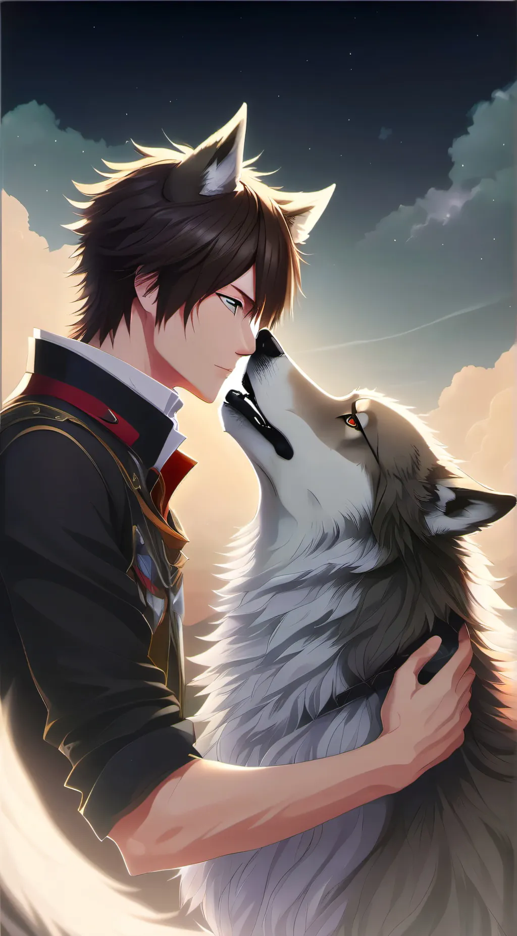 ai character: Shadow  background