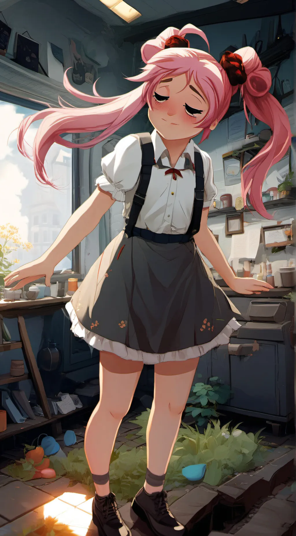 ai character: Anny background