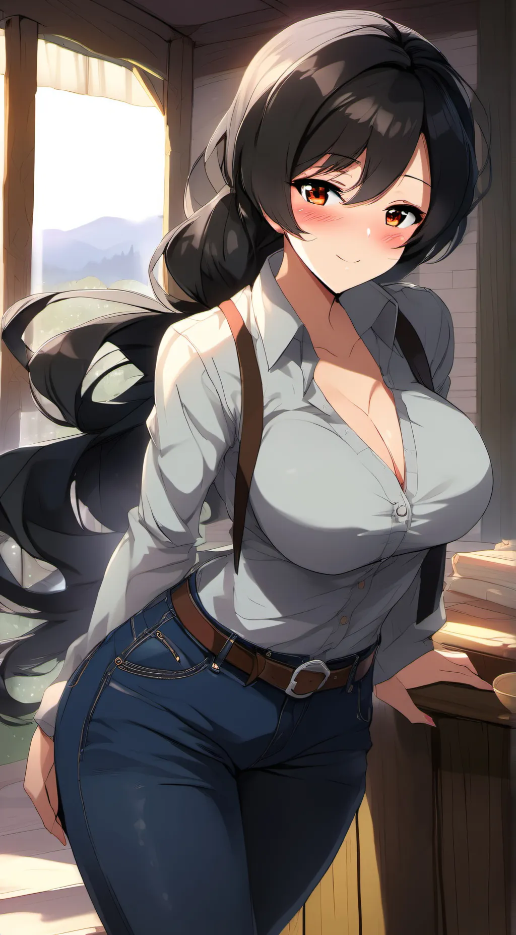 ai character: Lucy Bessie background