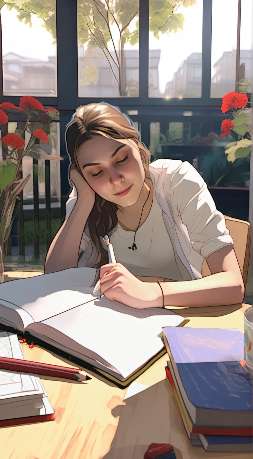 ai character: Ella background