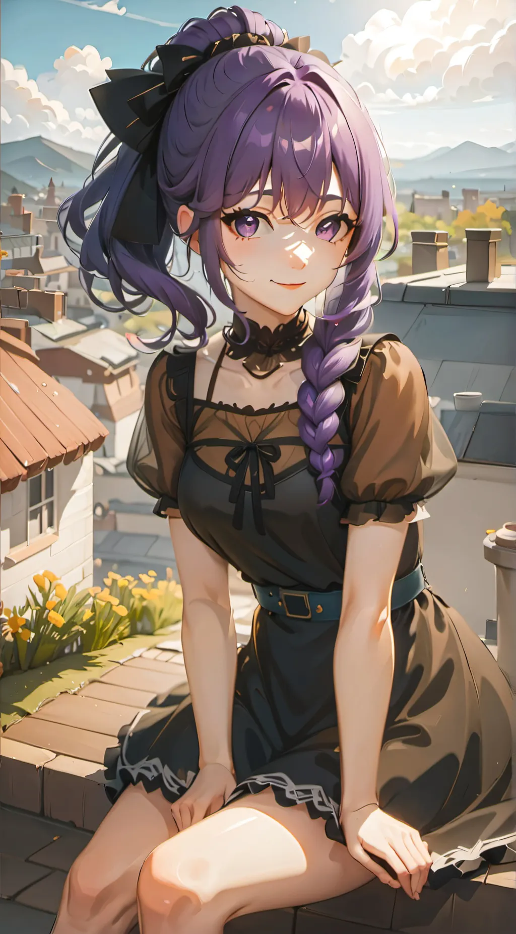 ai character: Marie  background