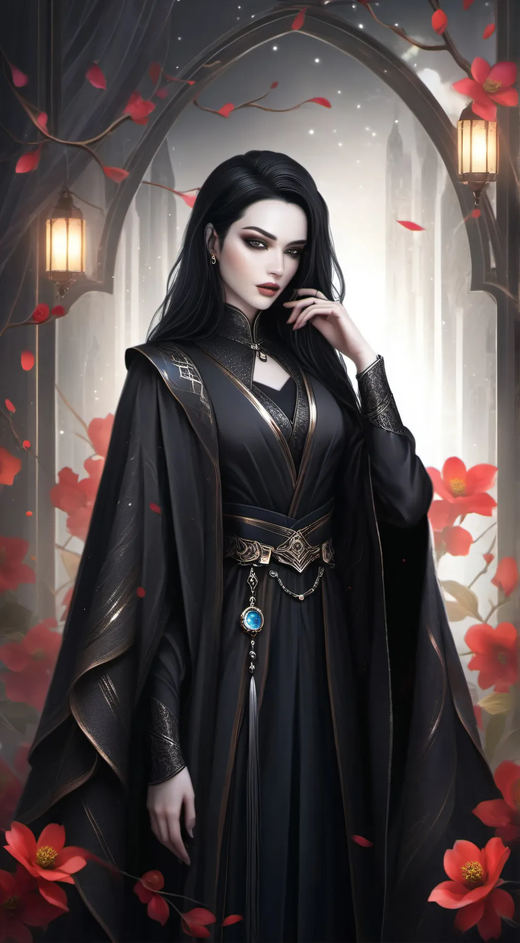 ai character: Queen  background