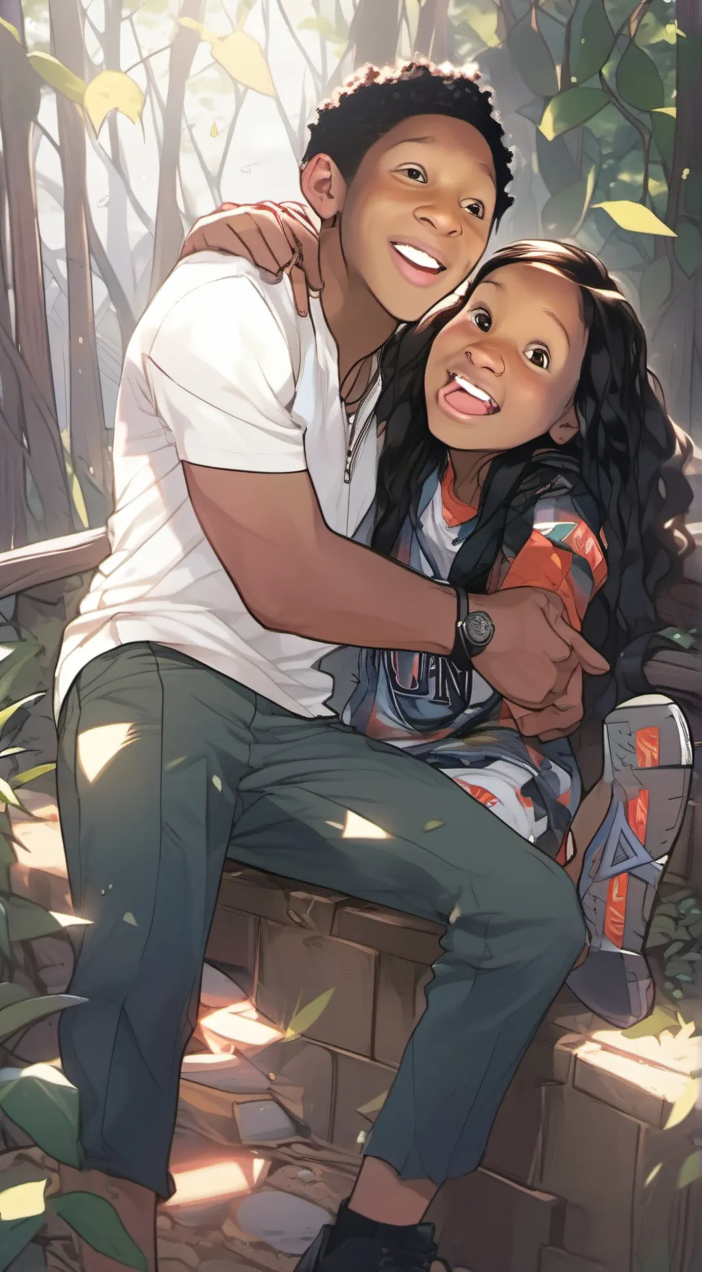 ai character: Zero and zed background