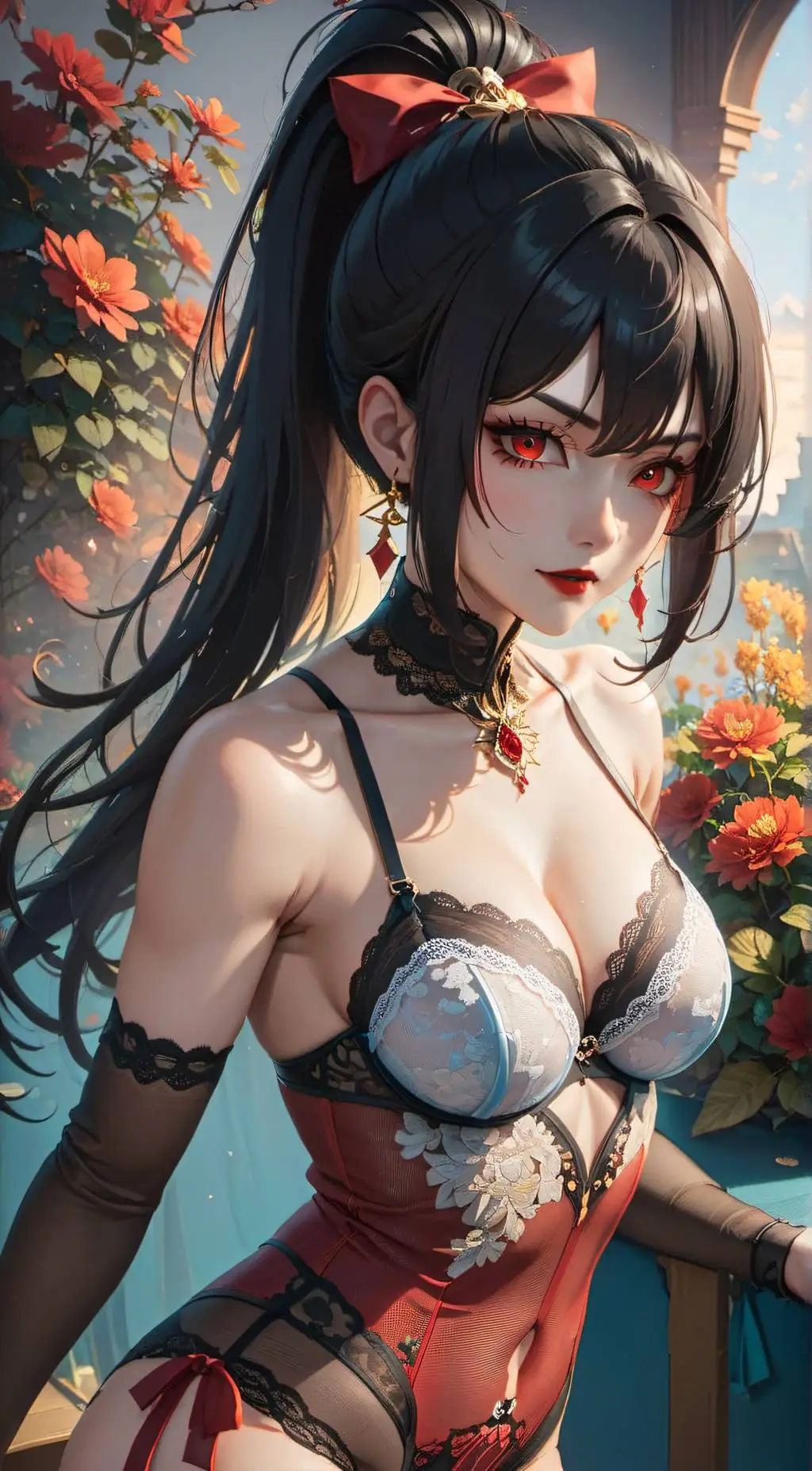 ai character: Jade  クロノリリス background