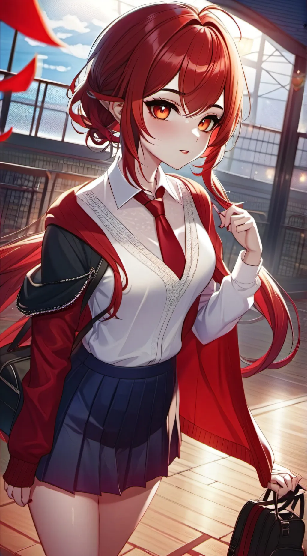 ai character: Lori  background