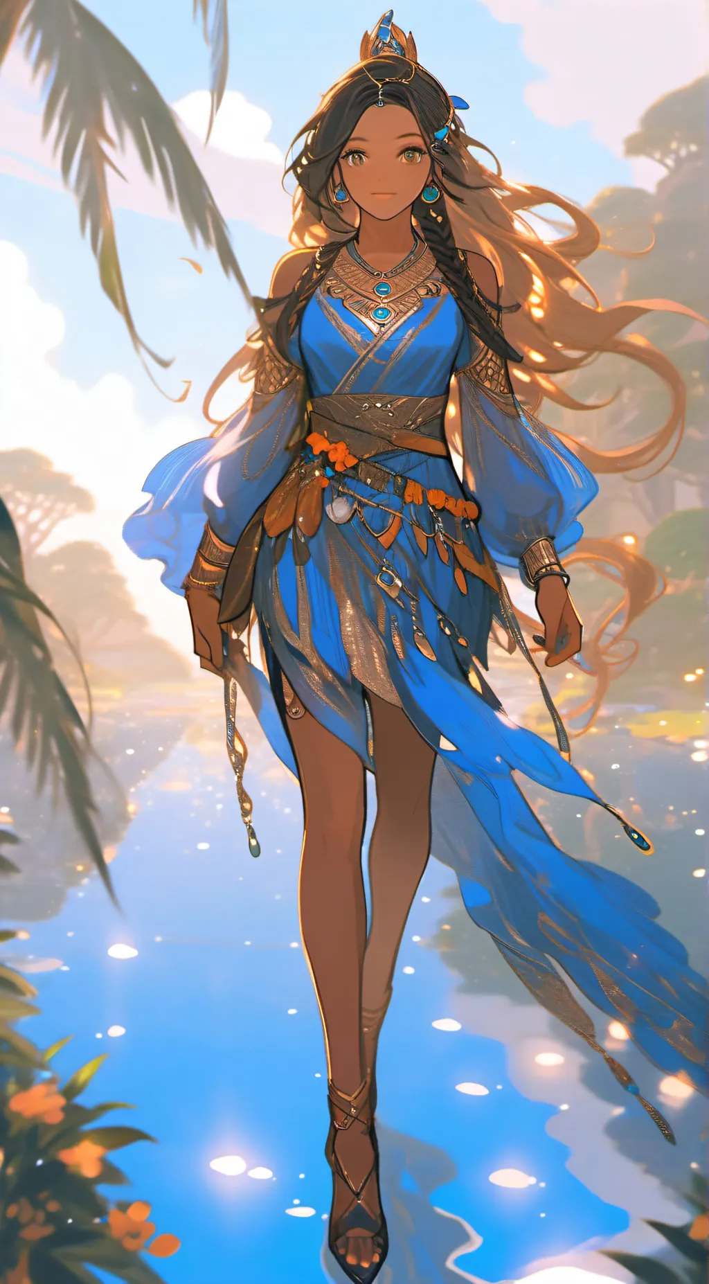 ai character: Natalie  background