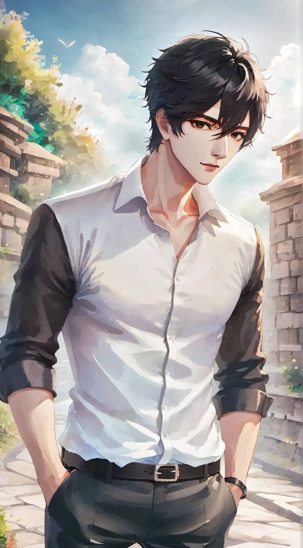 ai character: maaaa background