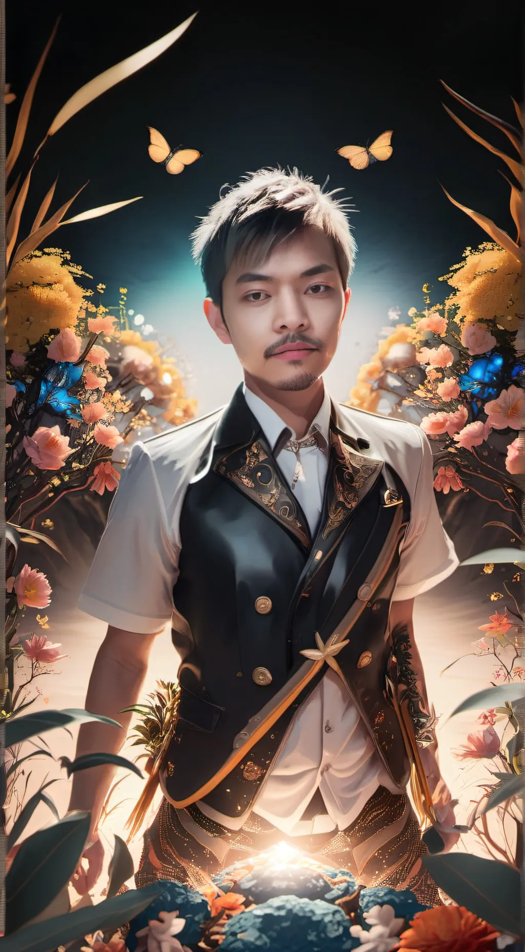 ai character: Ghermie background