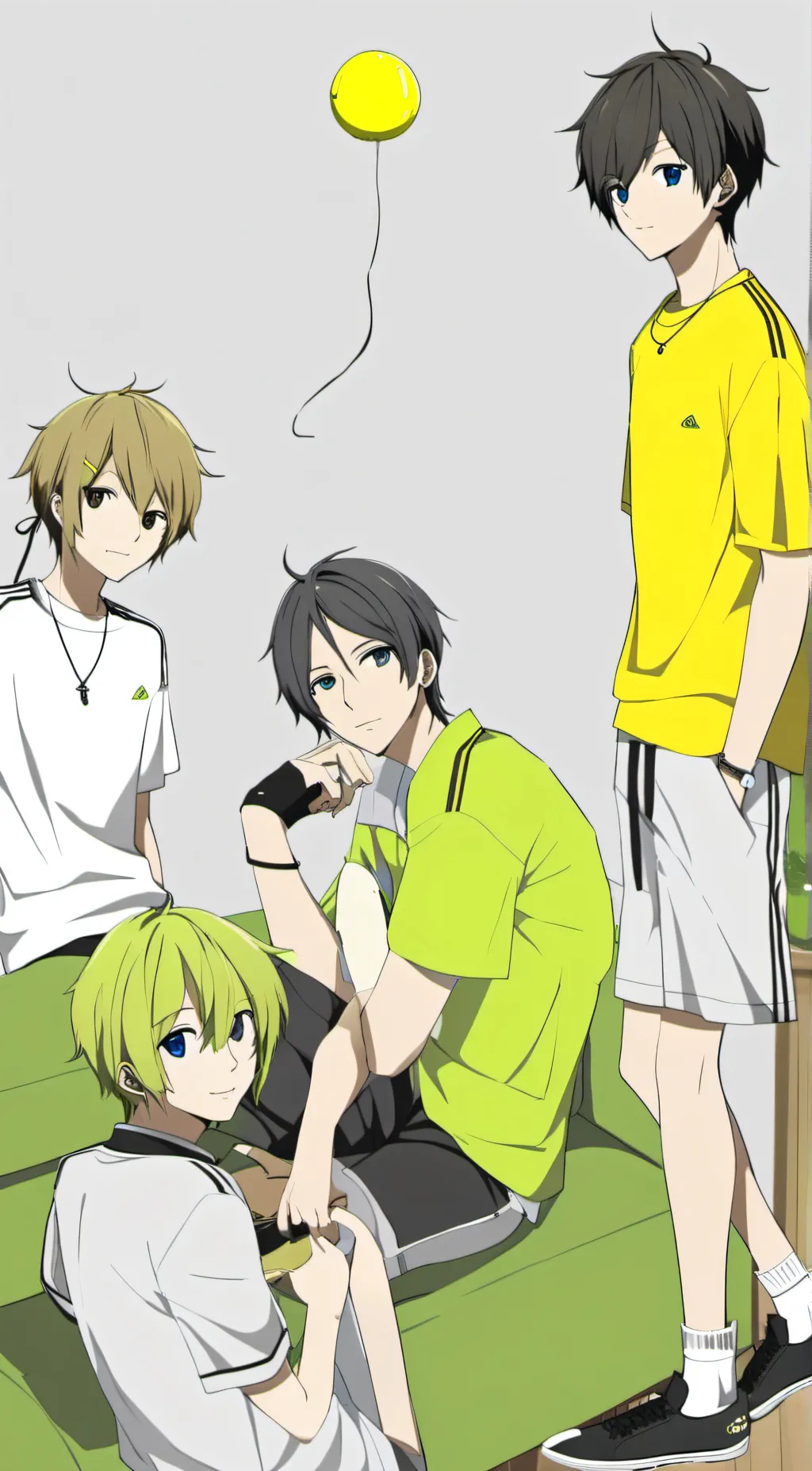 ai character: home and your frie background