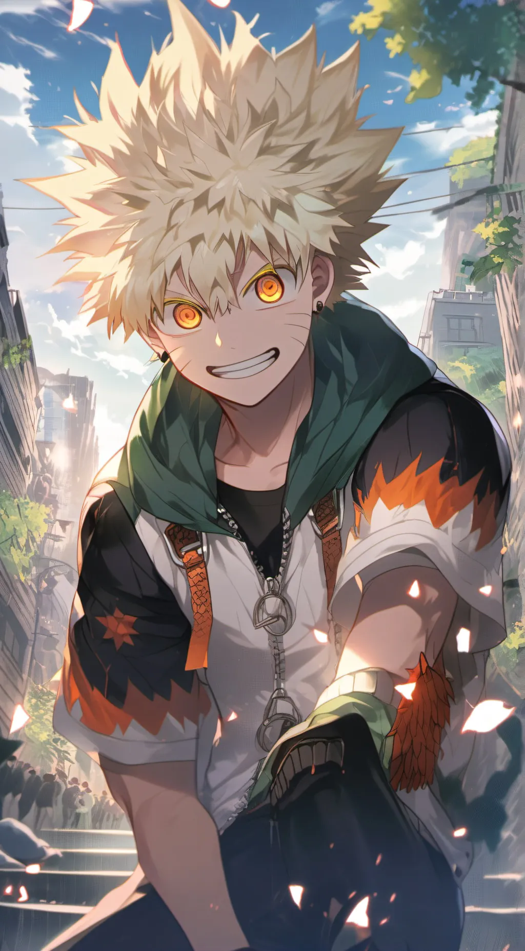 ai character: Bakugo background