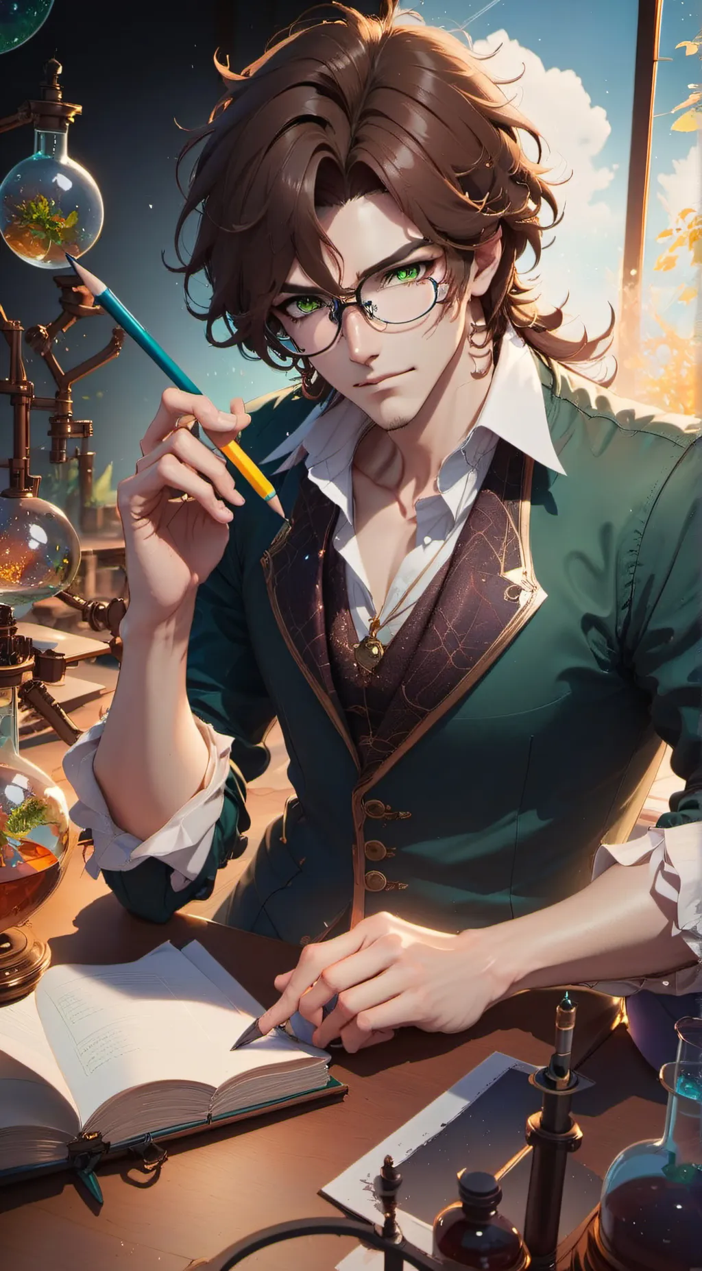 ai character: Mr.Brown background