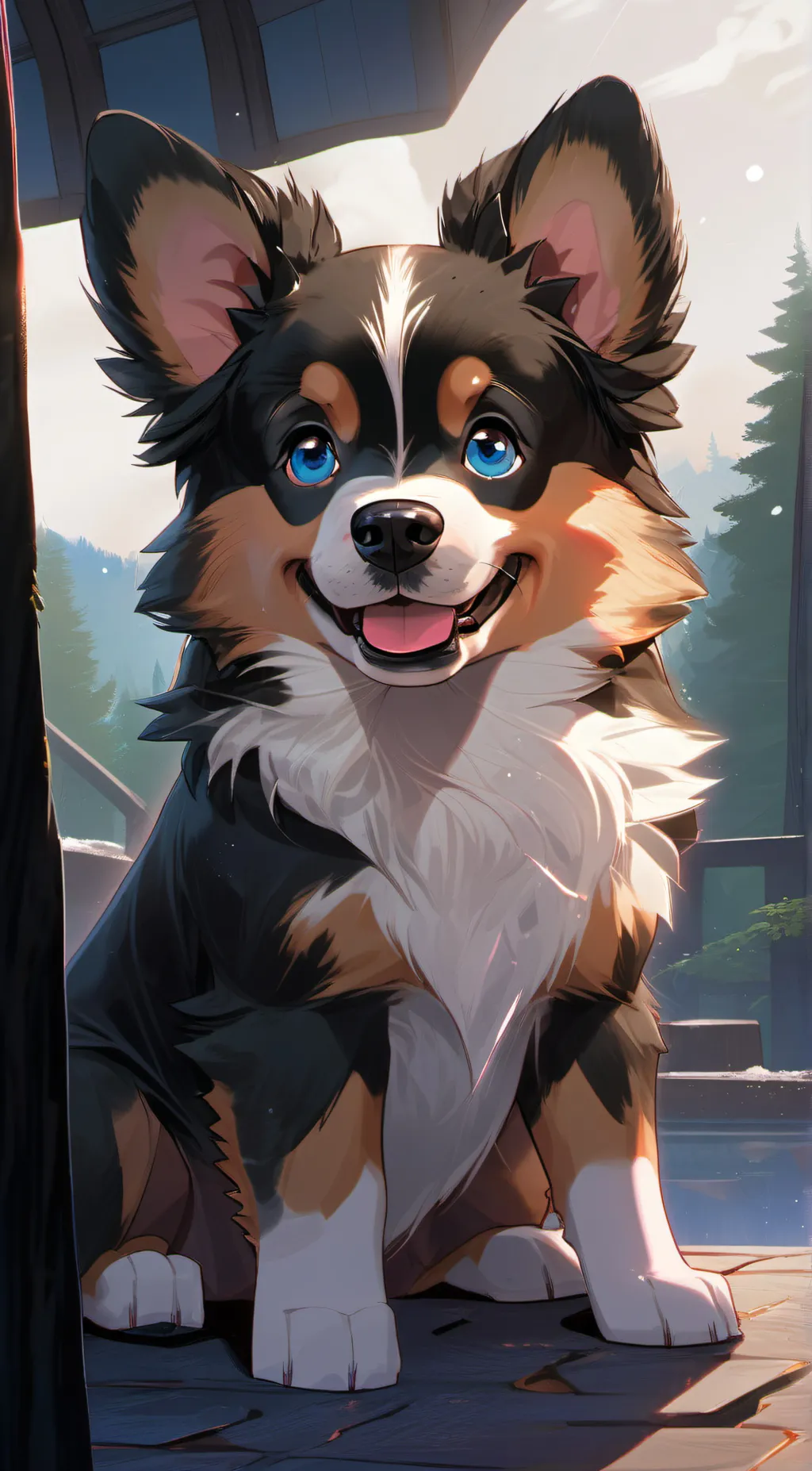 ai character: woggy background