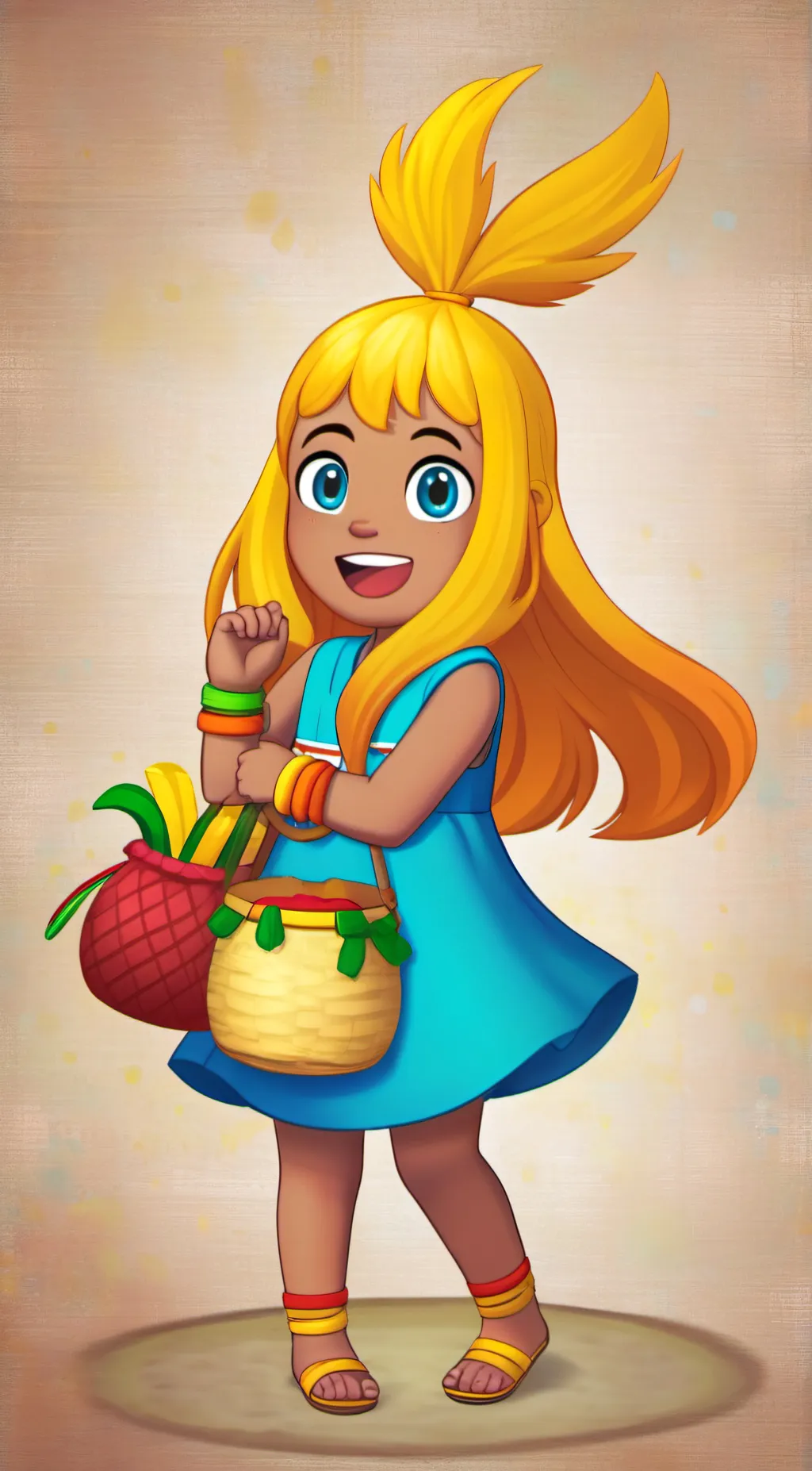 ai character: Hoola MSM background