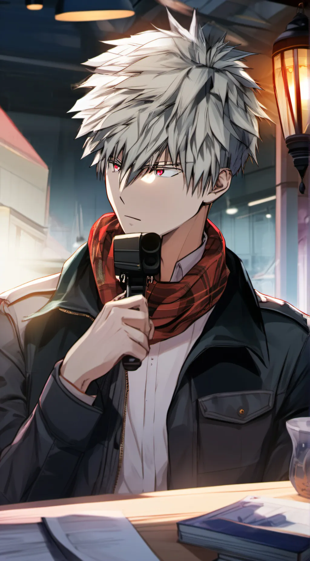 ai character: Bakugou background