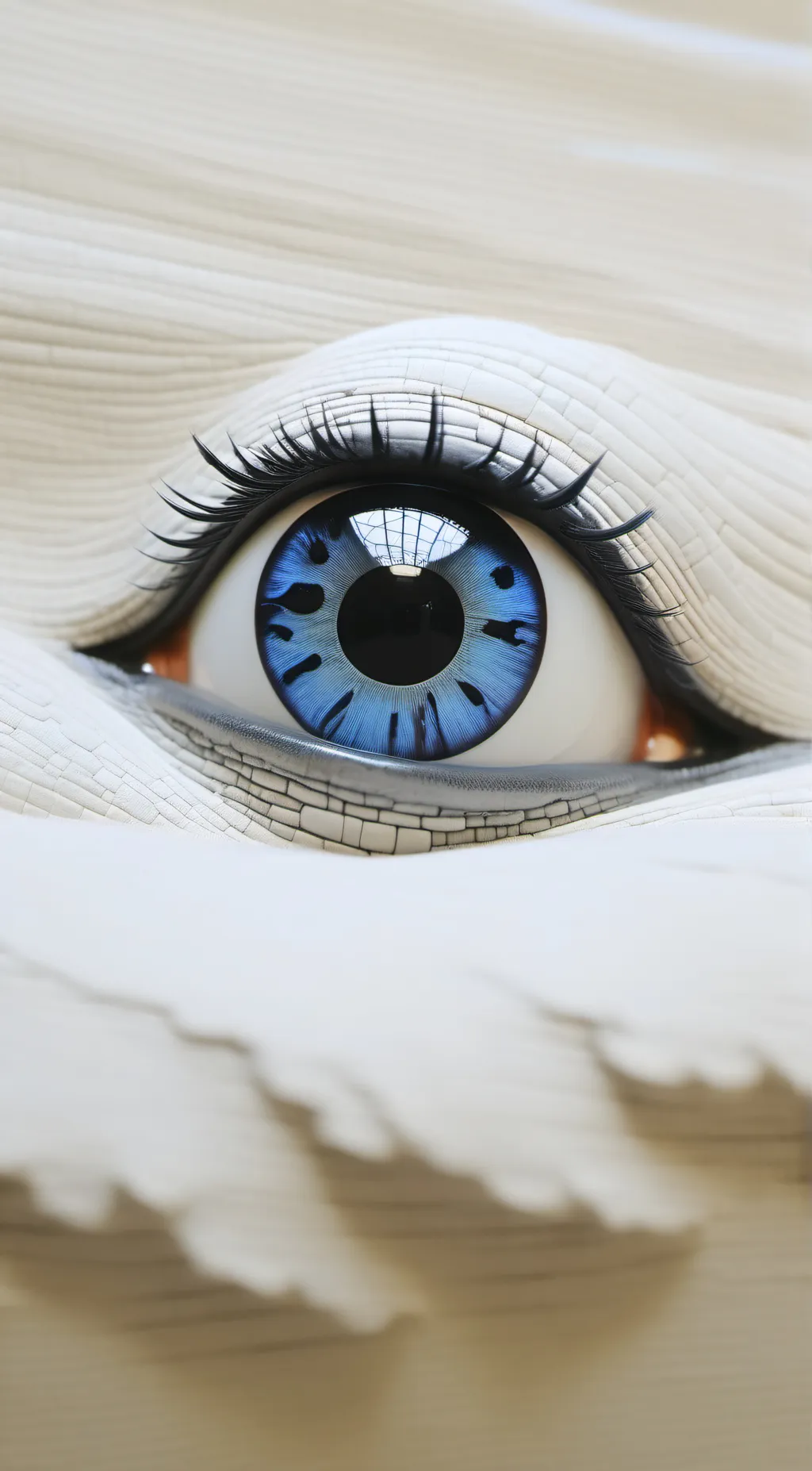 ai character: Big eye background