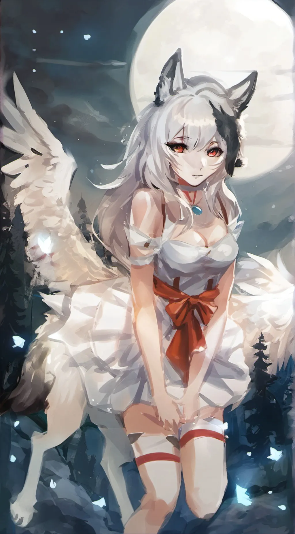 Talkie AI - Chat with Wolf Angel Girl
