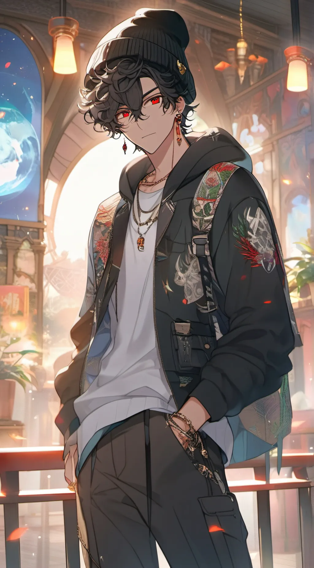 ai character: Albert Richardson background