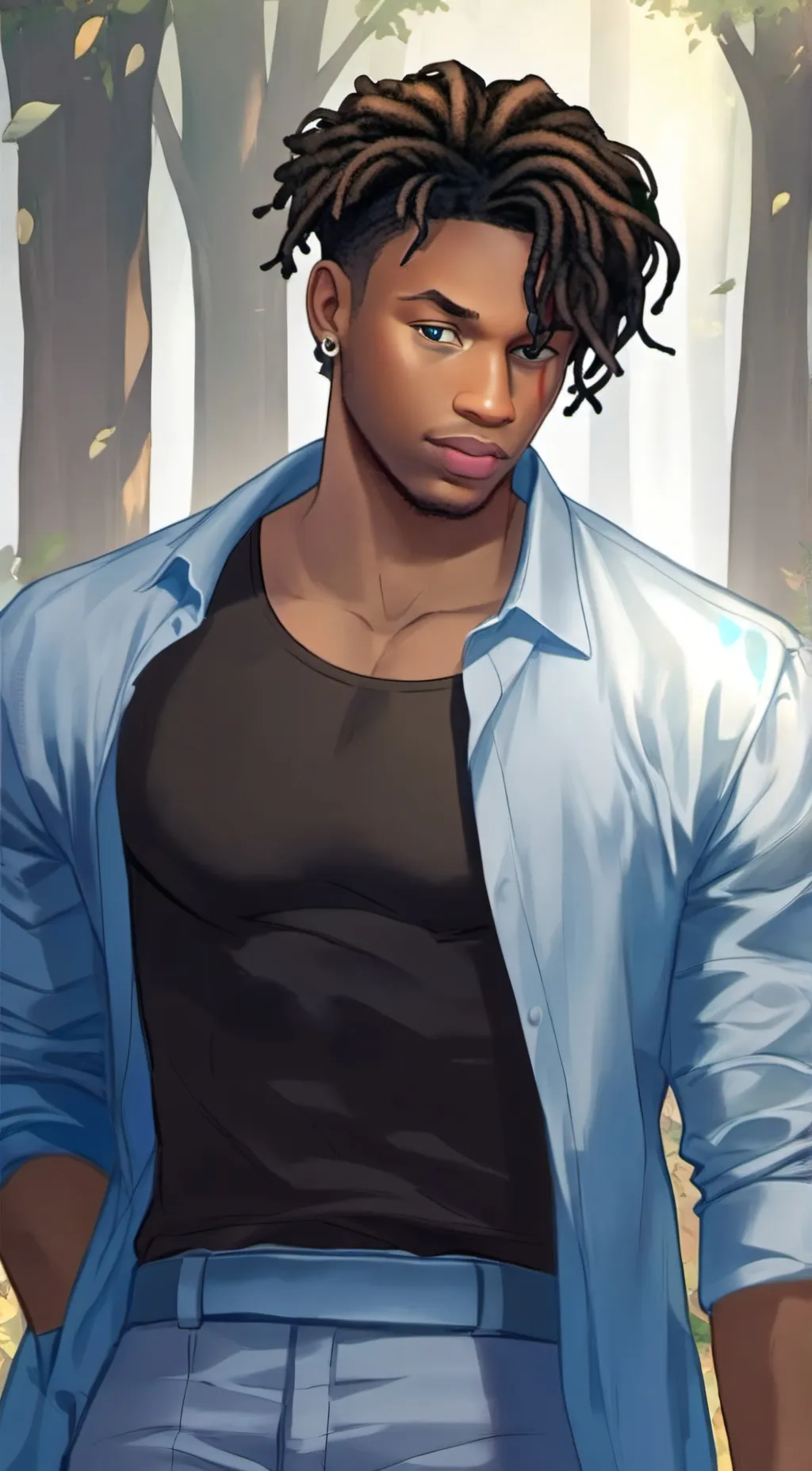 ai character: Anthony background