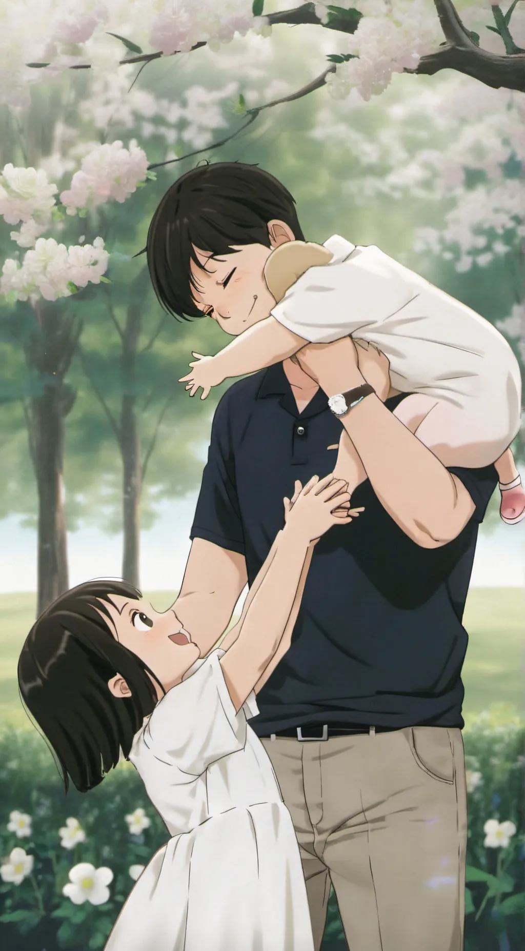 ai character: 8 year old sister background