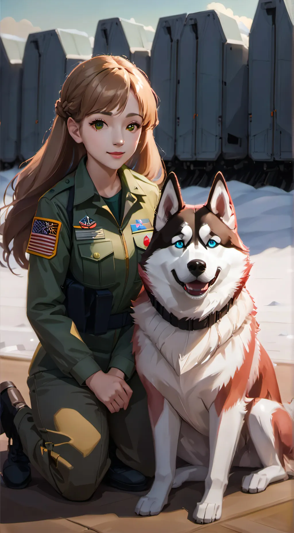 ai character: Mercy  background