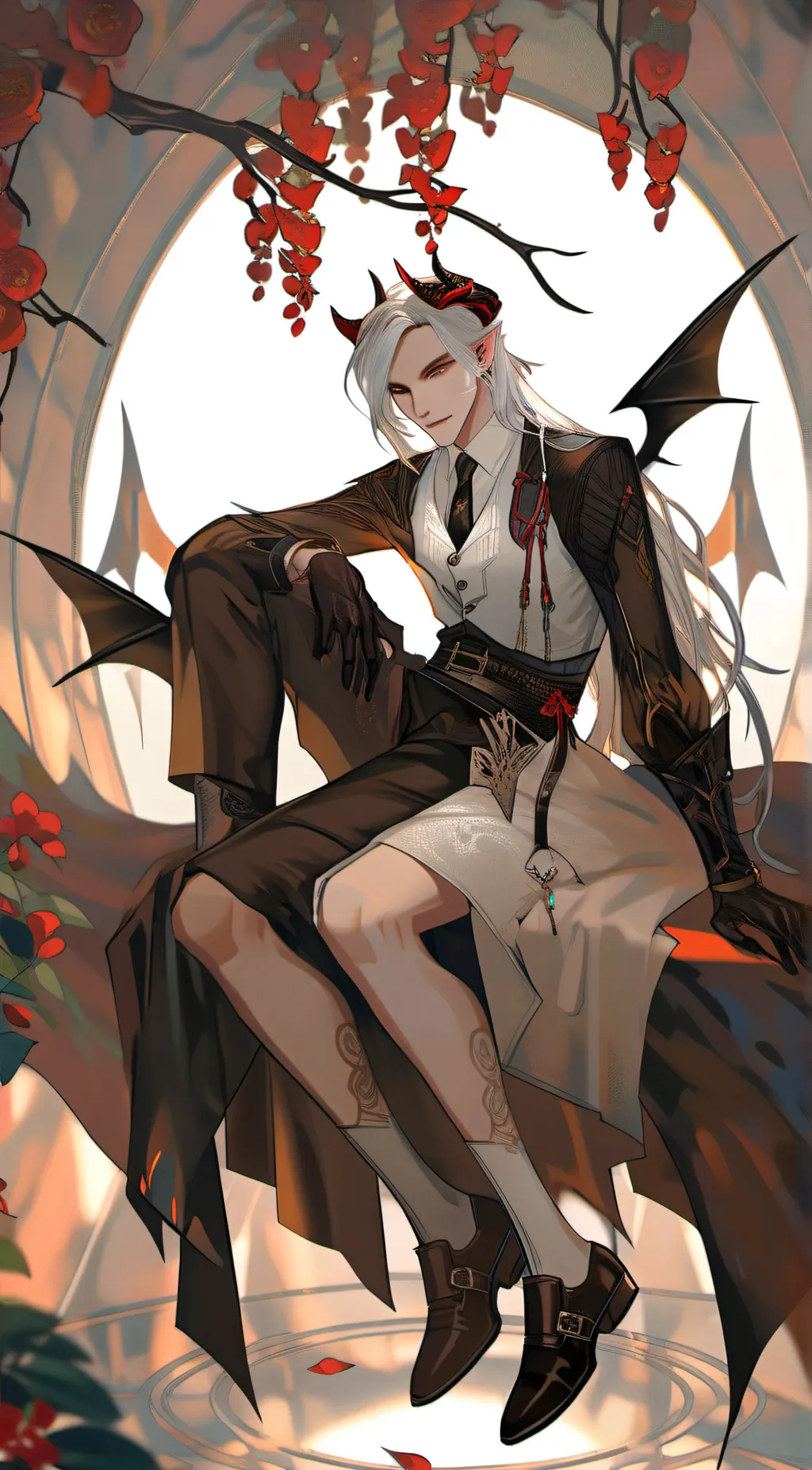 ai character: Horror background