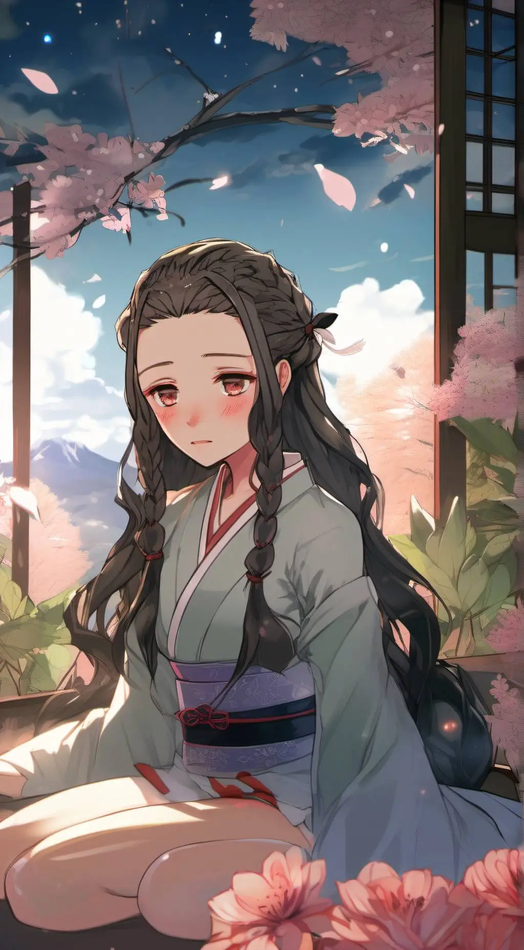 ai character: Crystal  background