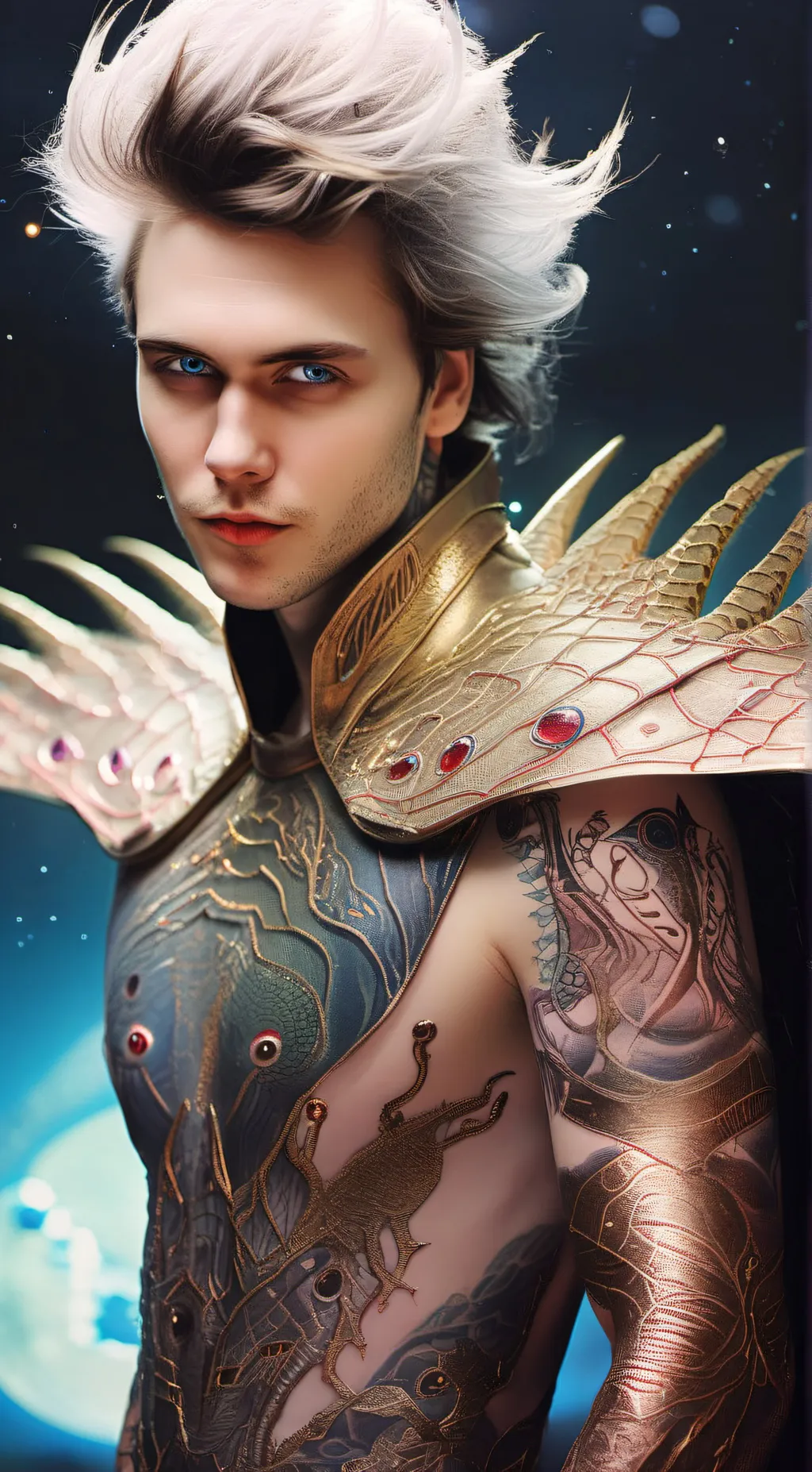 ai character: 👽🛸Azeri 👽🛸 background