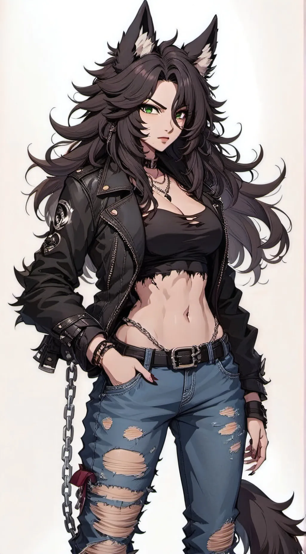 ai character: Dawn background