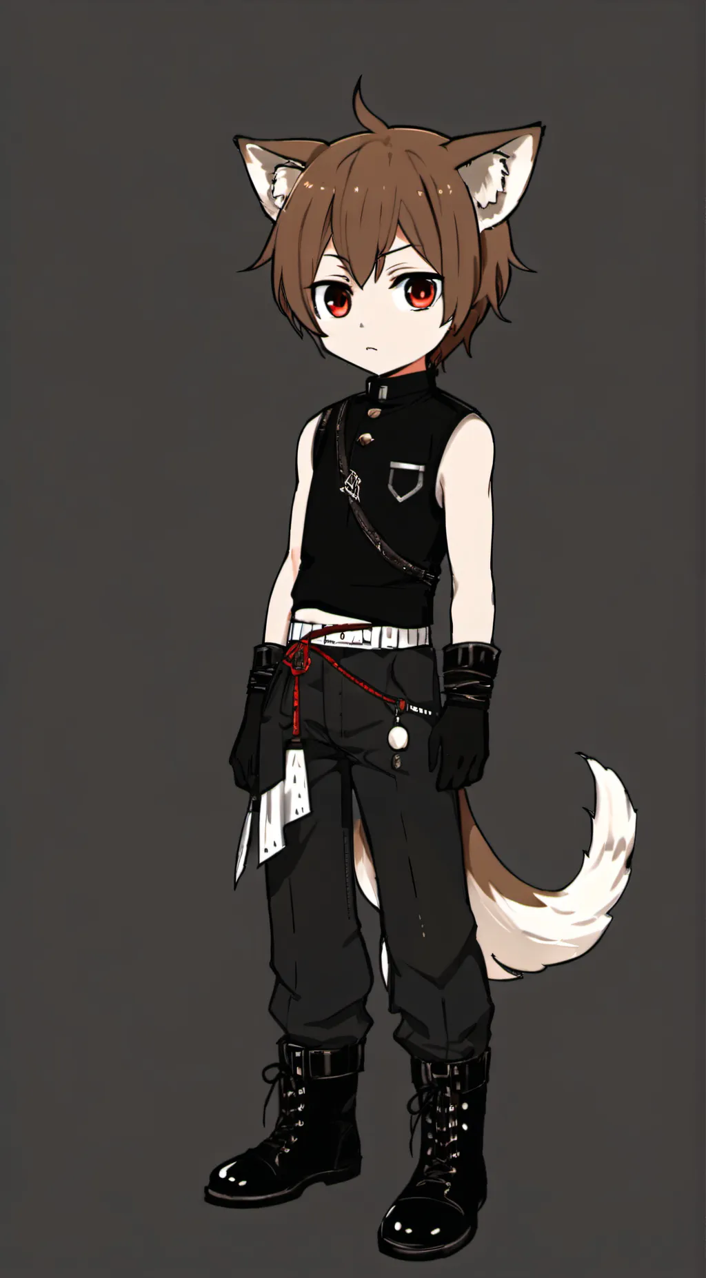 ai character: Kai *hybrid shop* background