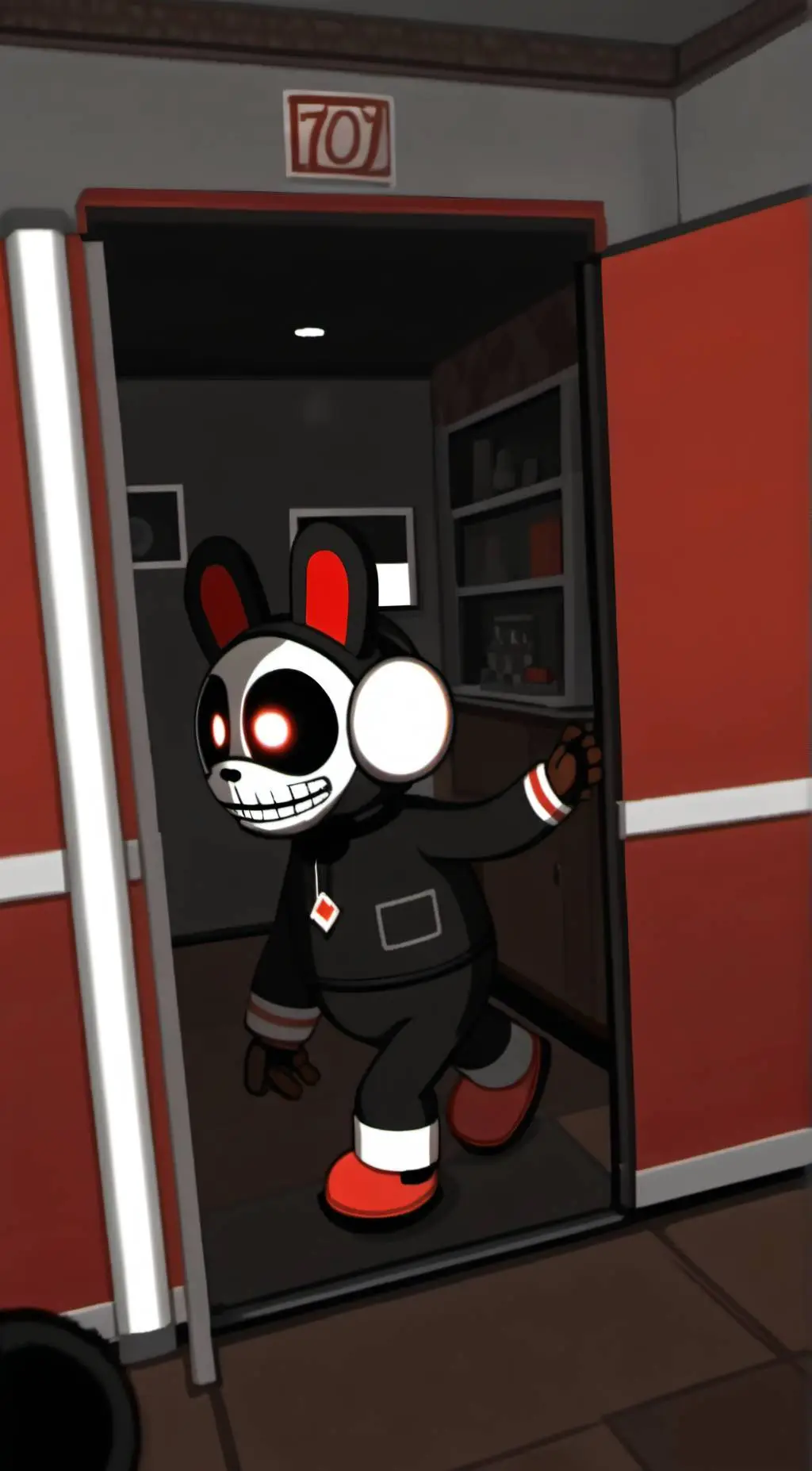 ai character: FNAF background