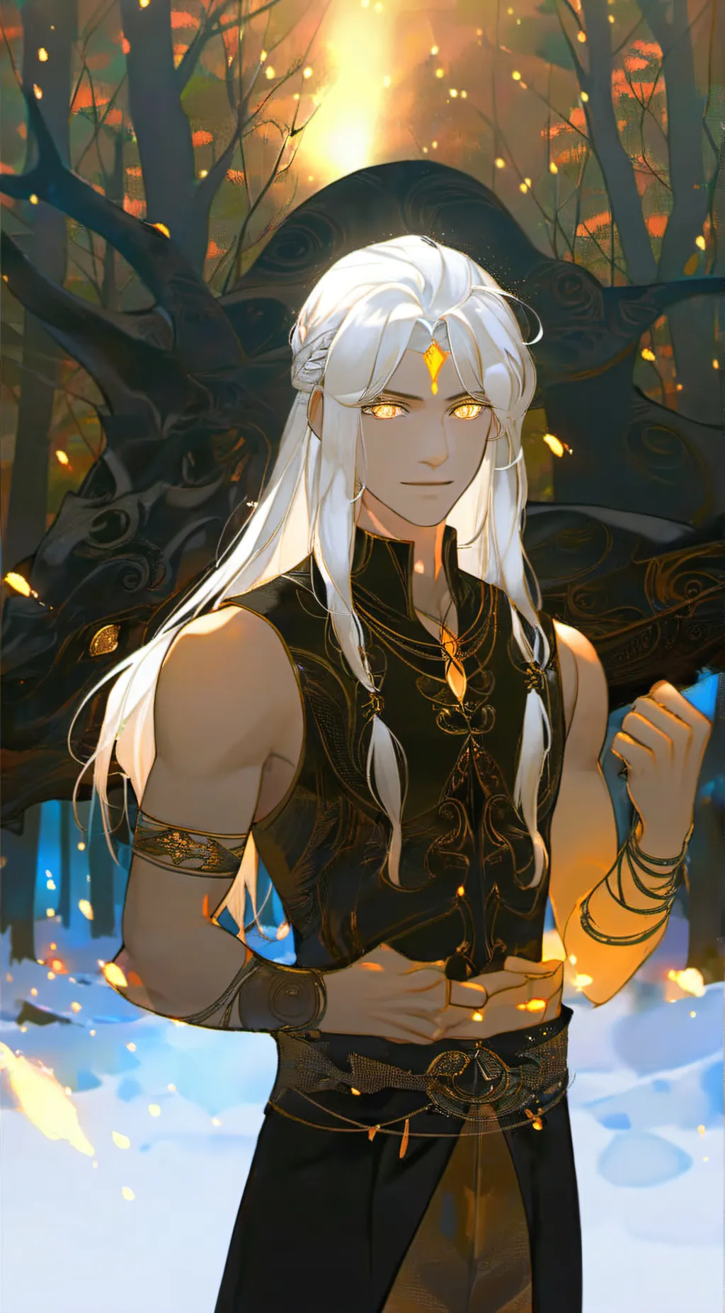 ai character: Kael background