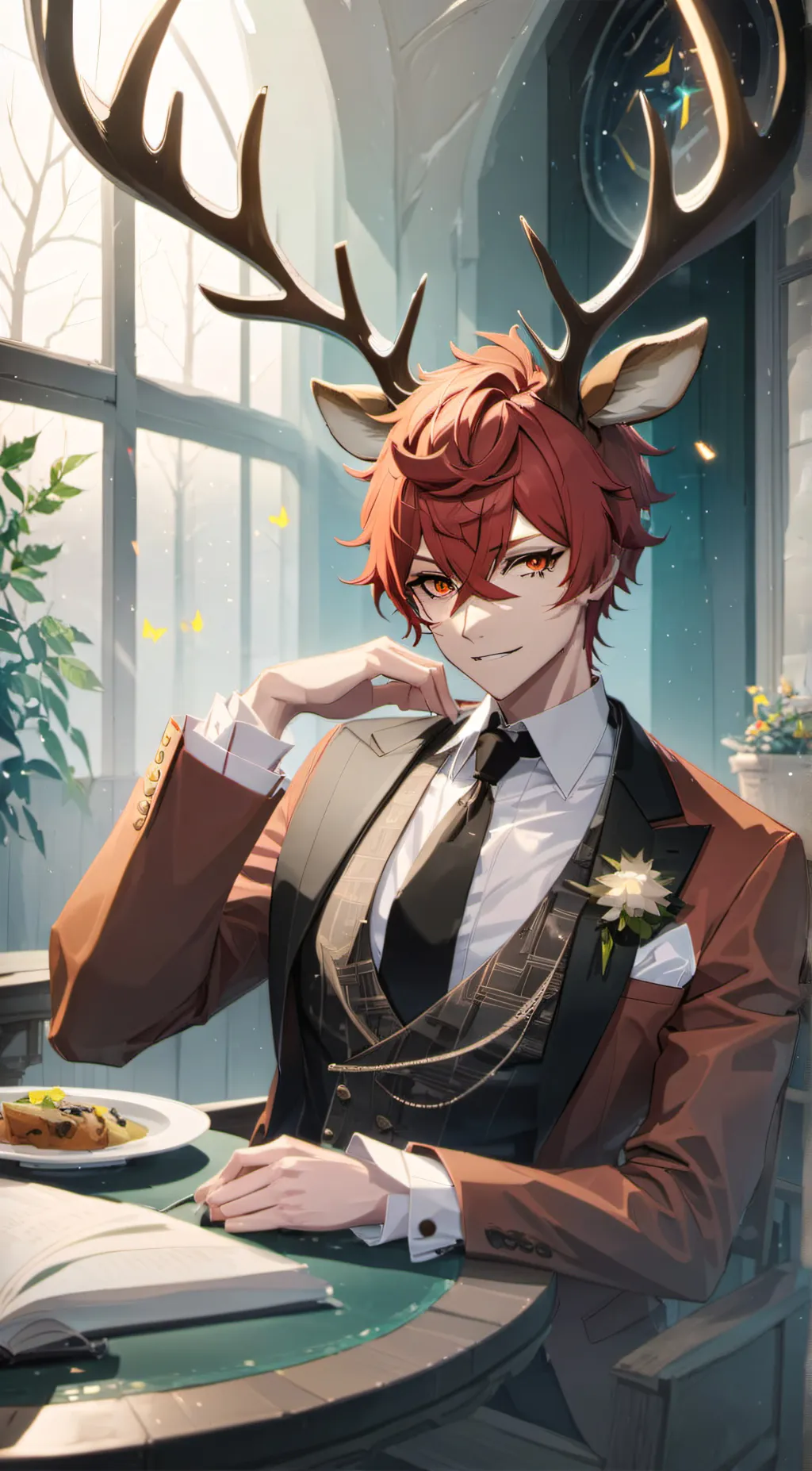 ai character: ♡~Alastor~♡ background