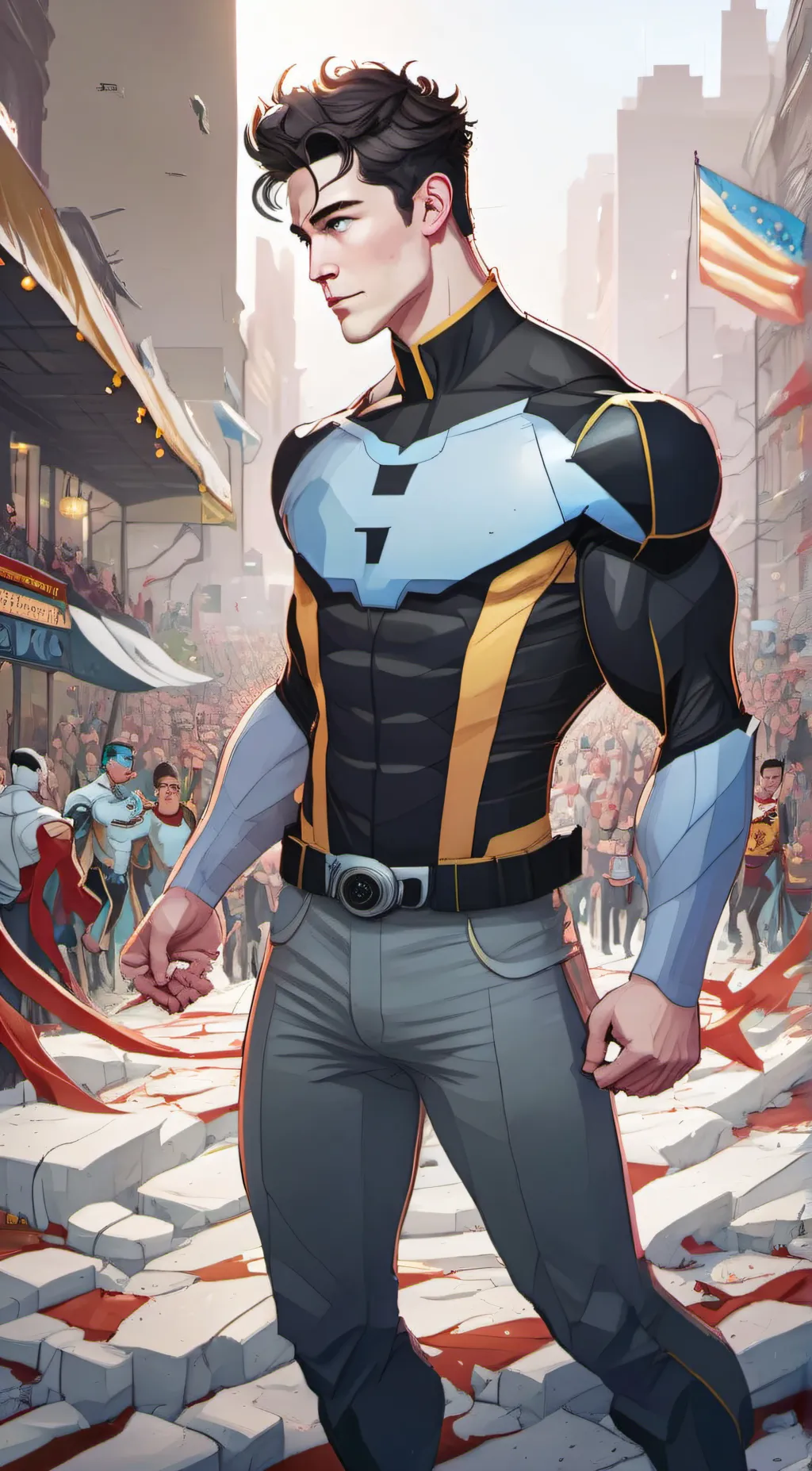 ai character: mark background