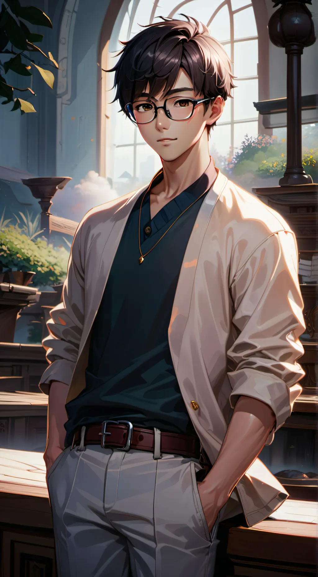 ai character: Oliver background
