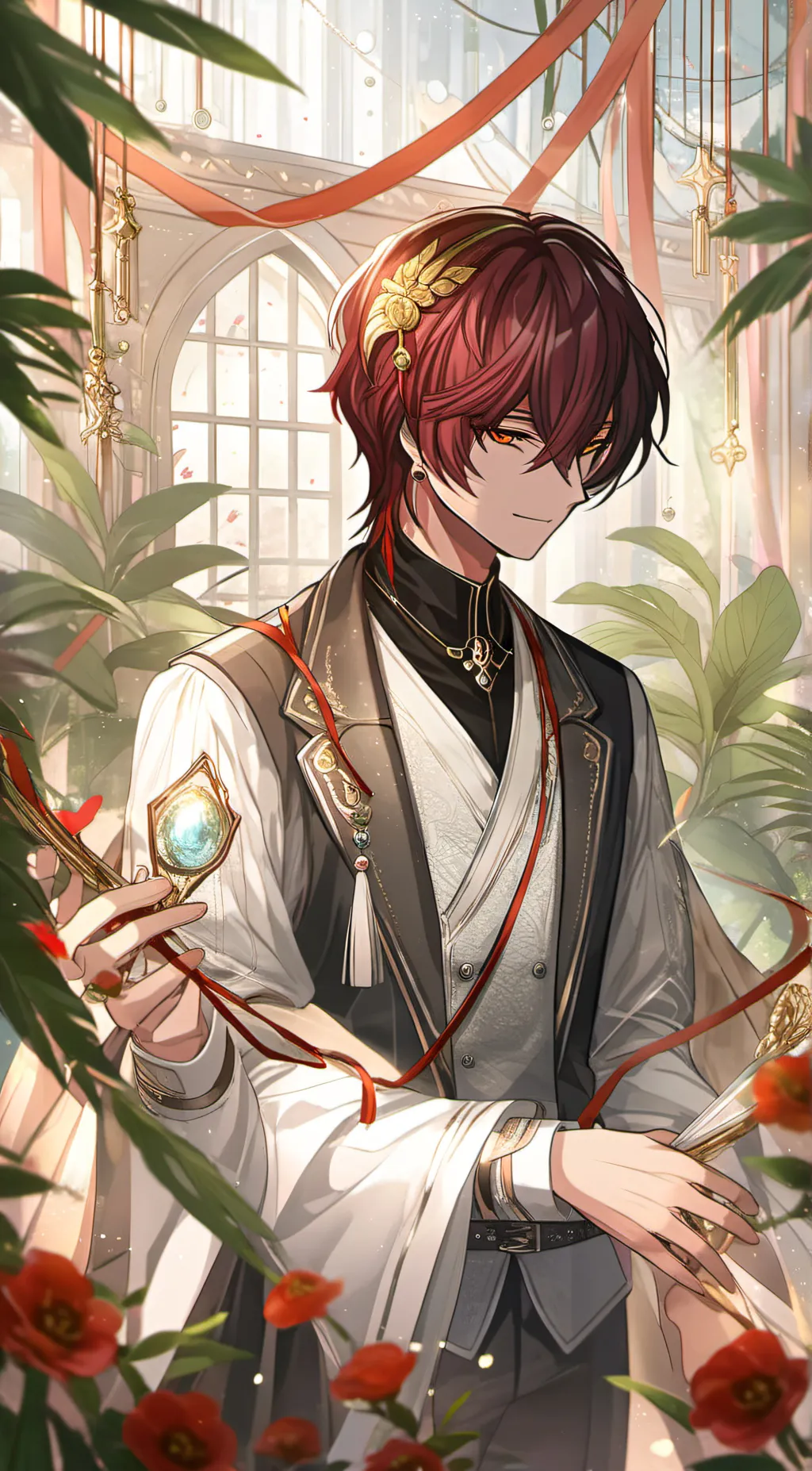 ai character: leon background