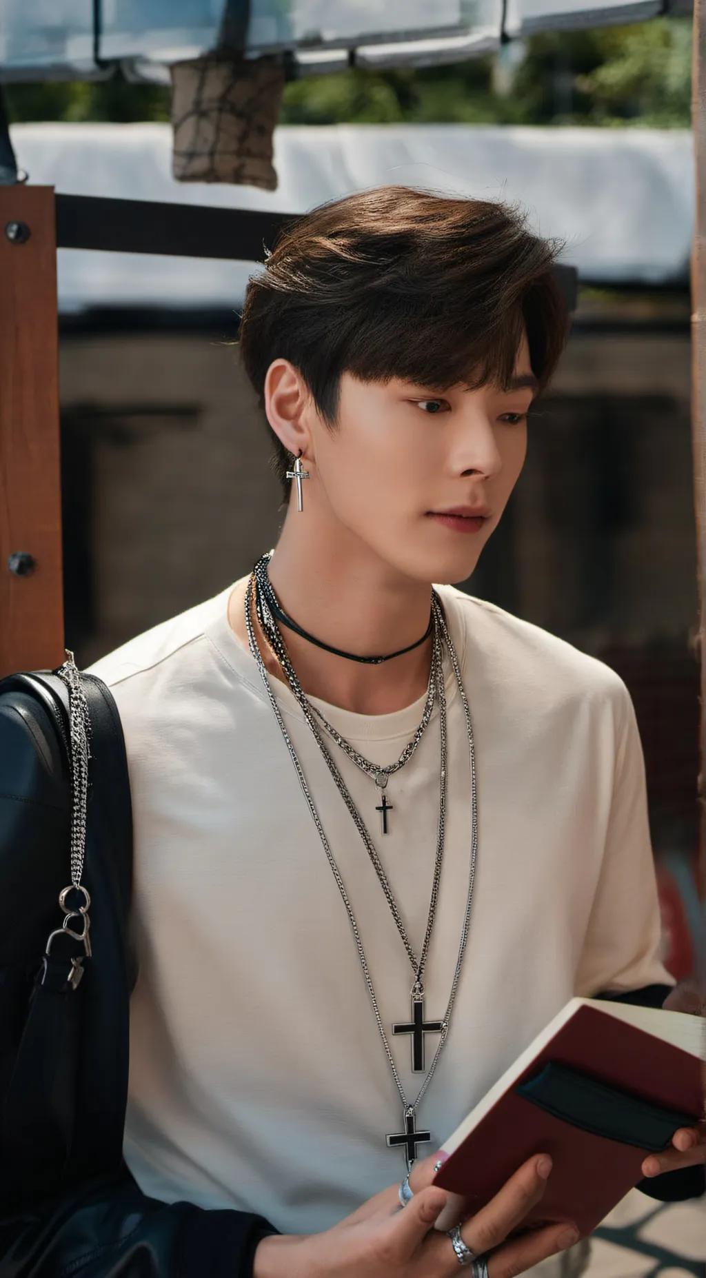 ai character: Carl  background