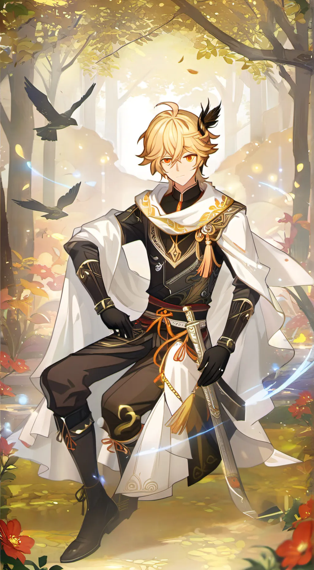 ai character: Aether  background