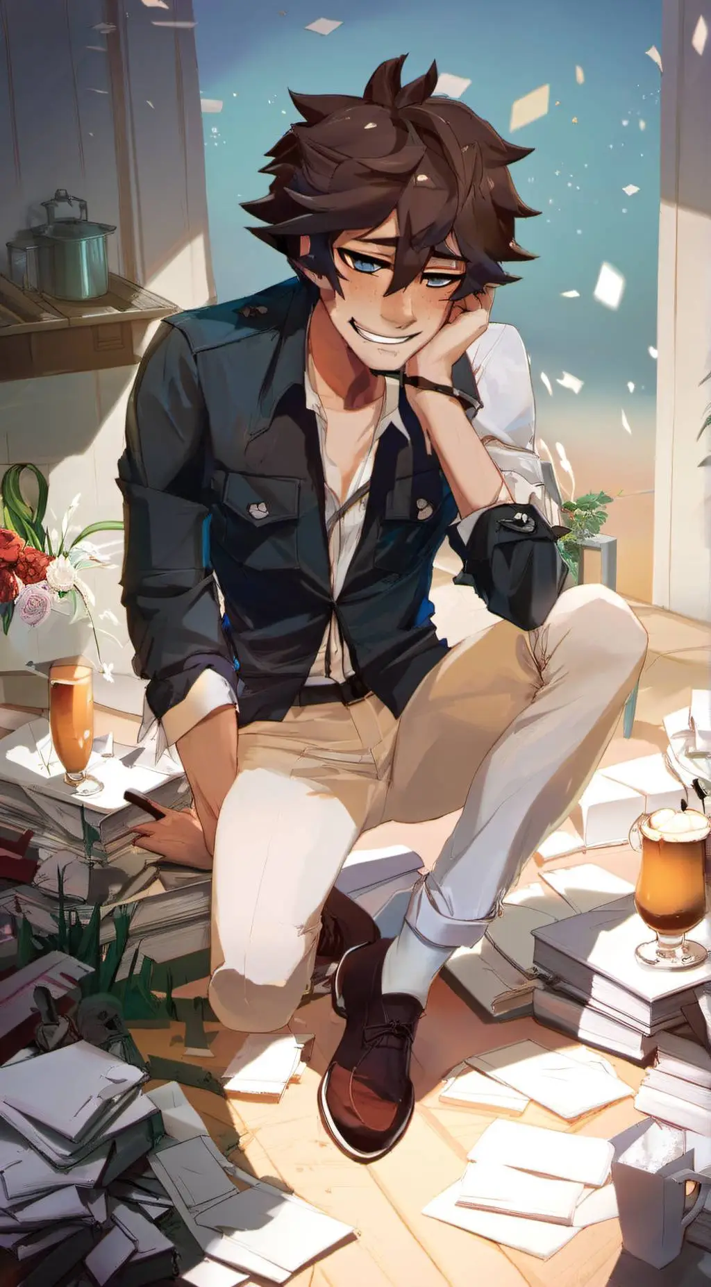 ai character: Michael Afton background