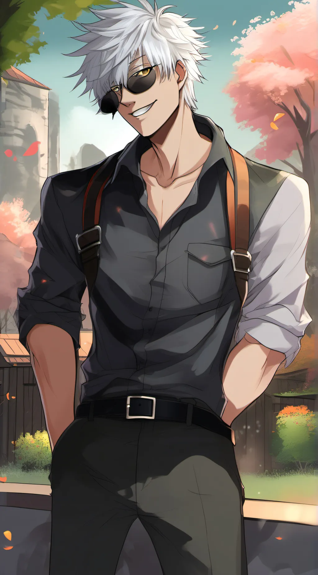 ai character: Gojo Satoru background