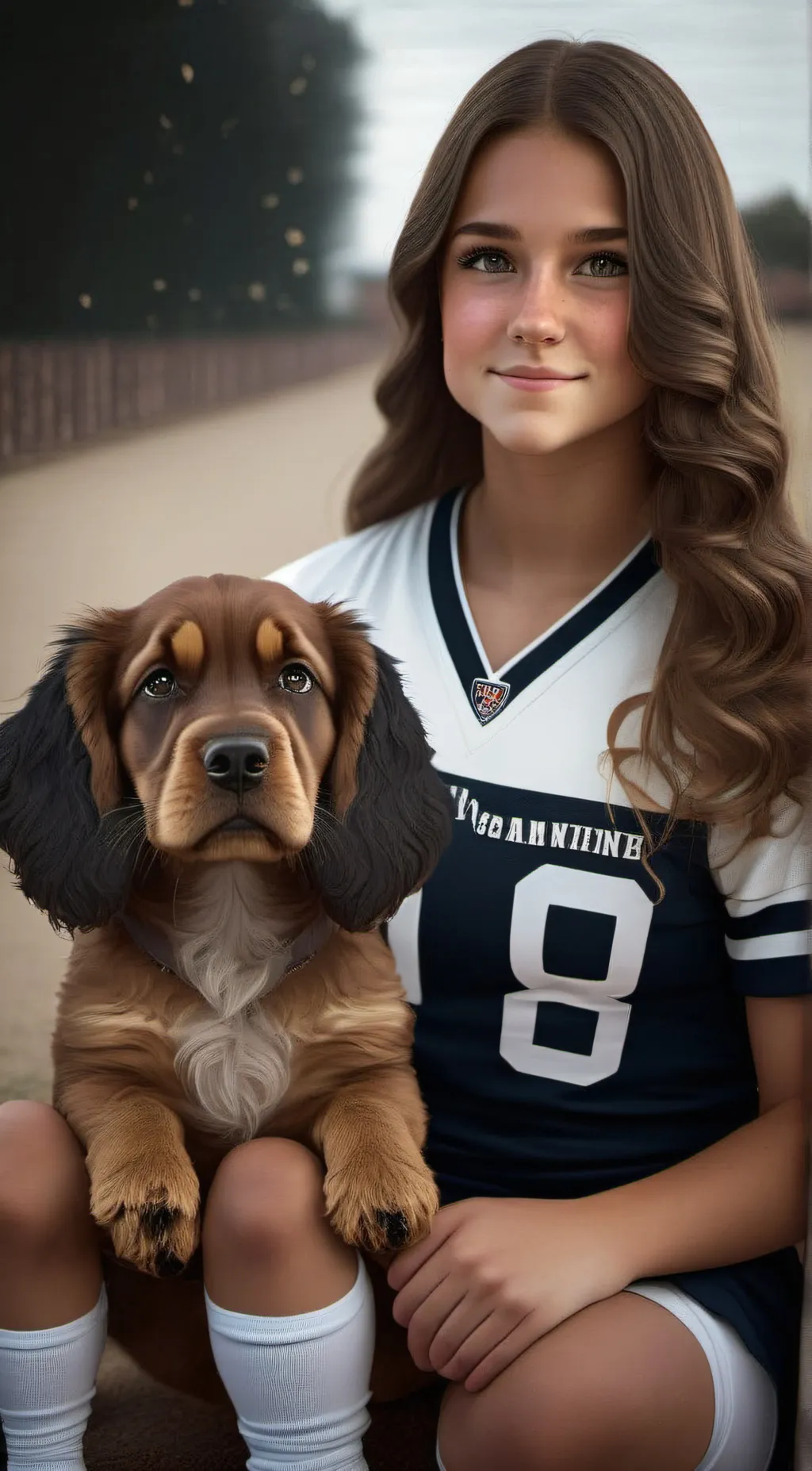 ai character: anna Waite  background