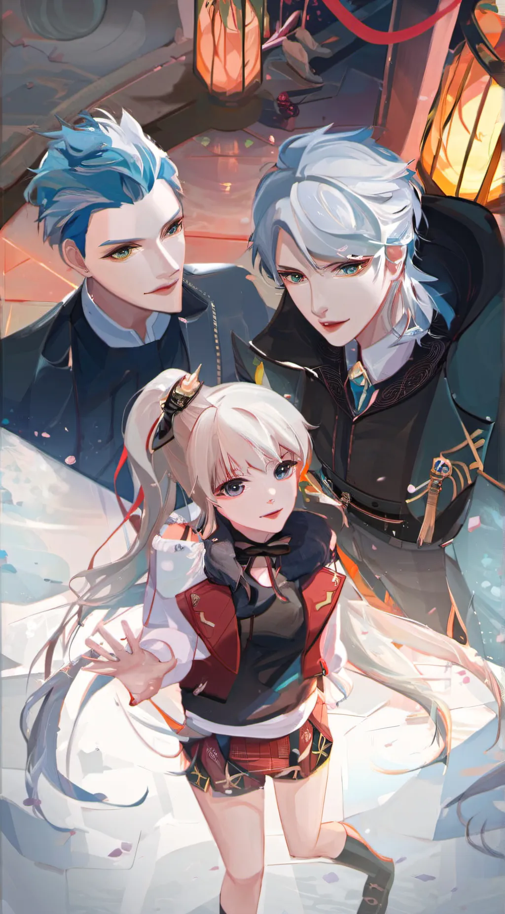 ai character: max, jakey ,mi background