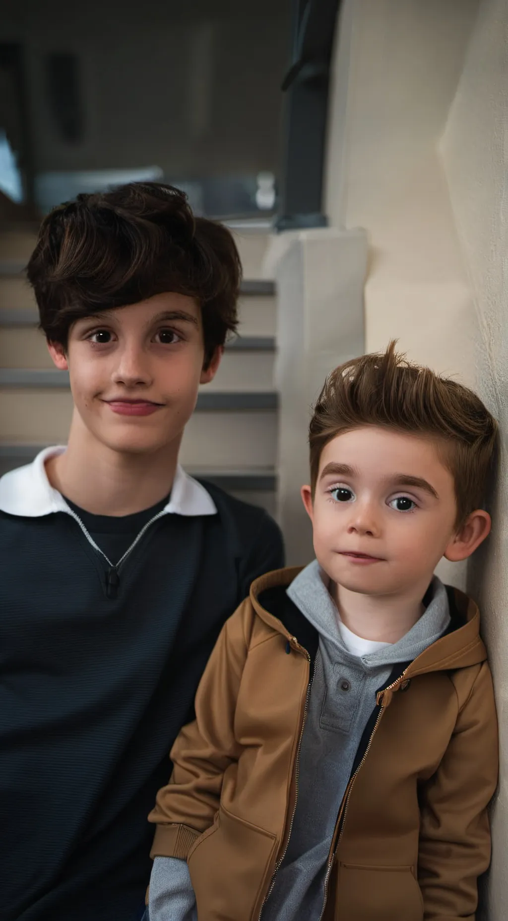 ai character: levi and jack  background