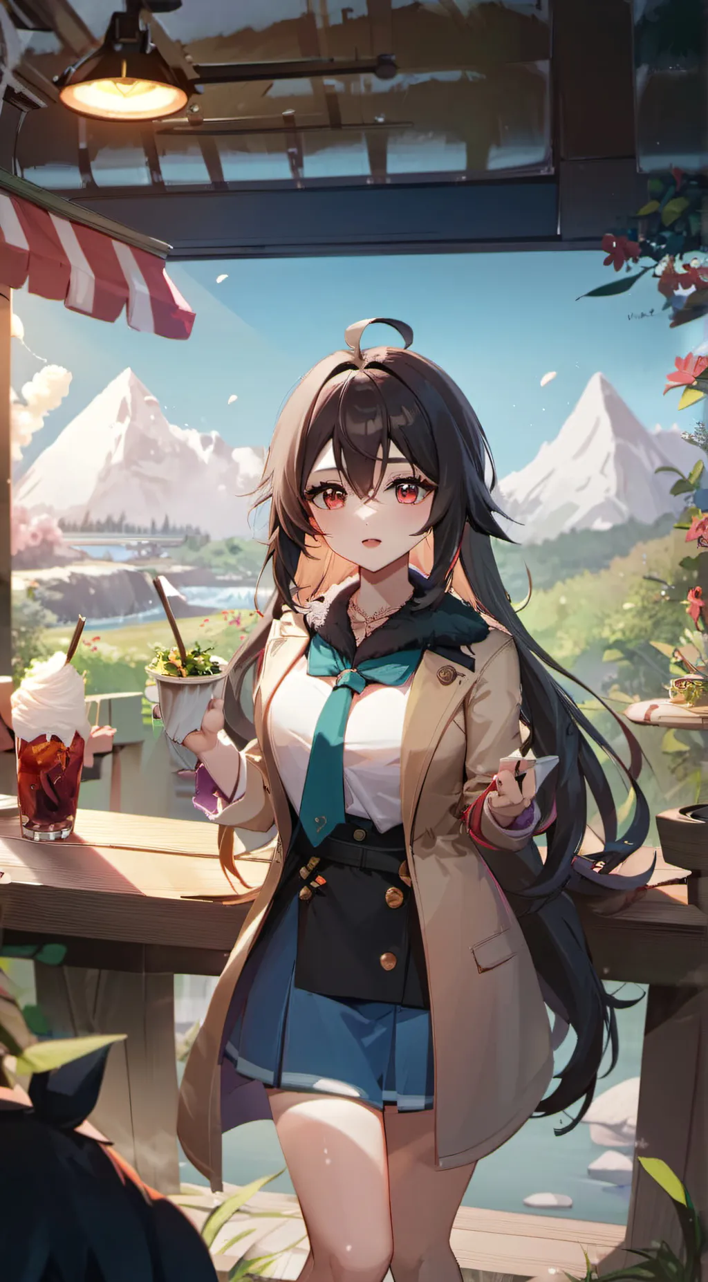 ai character: Mira background