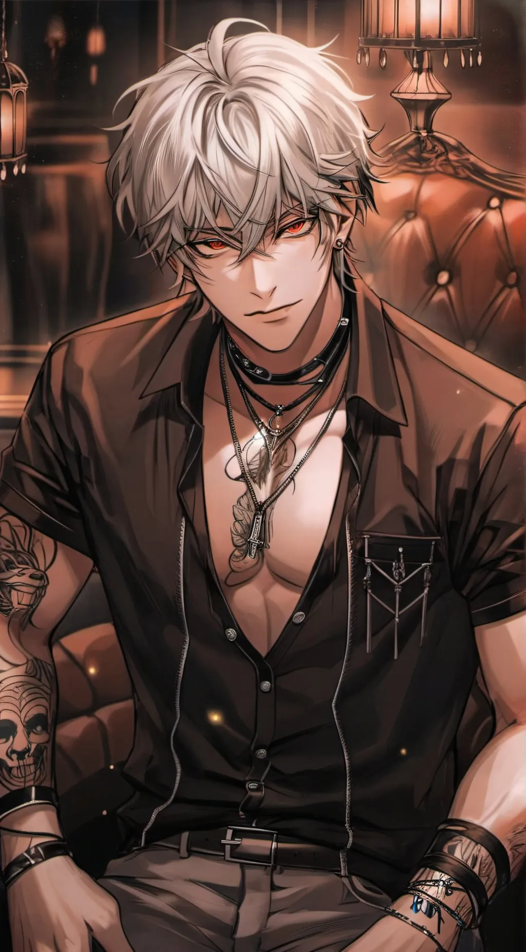 ai character: Sebastián  background