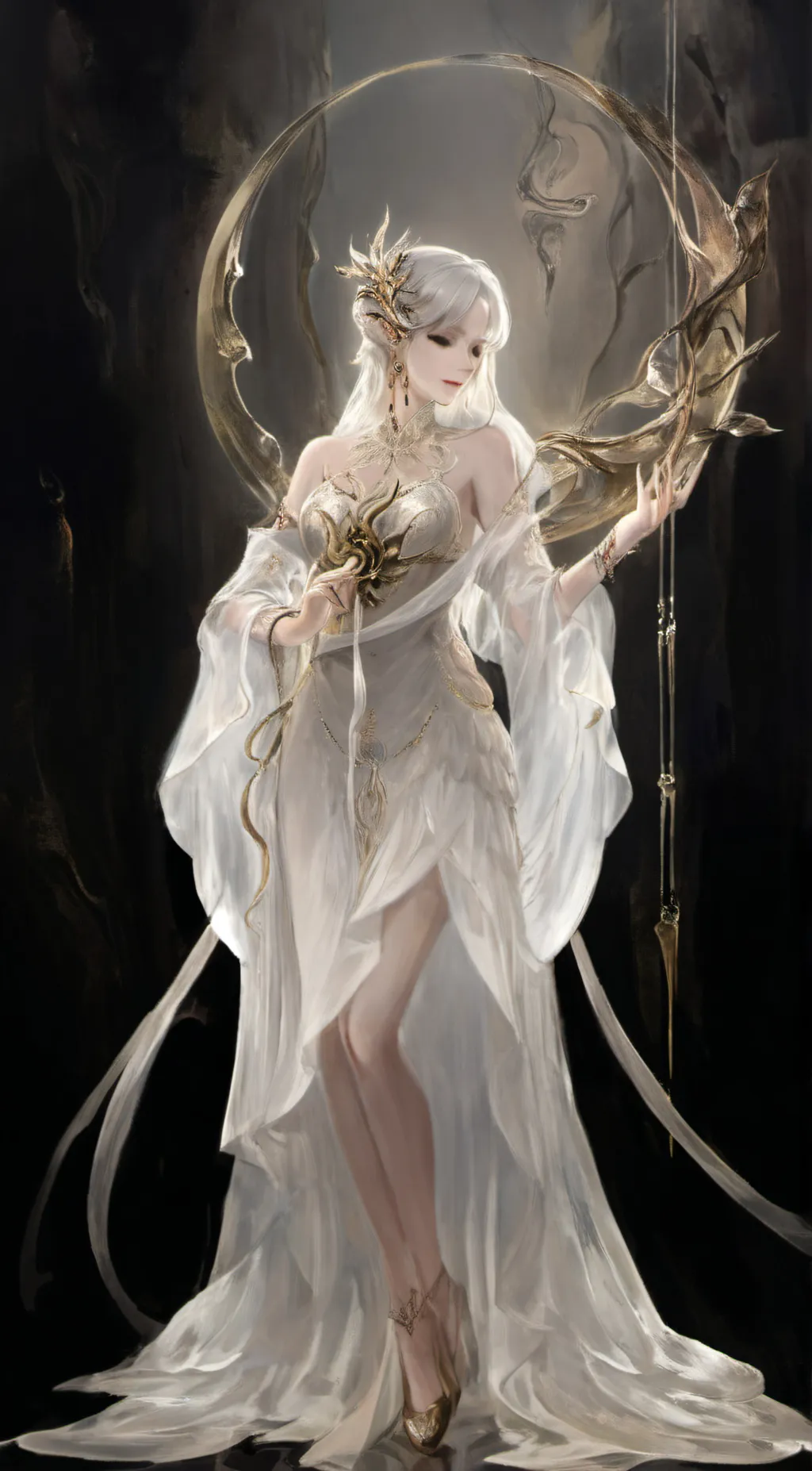 ai character: angel background