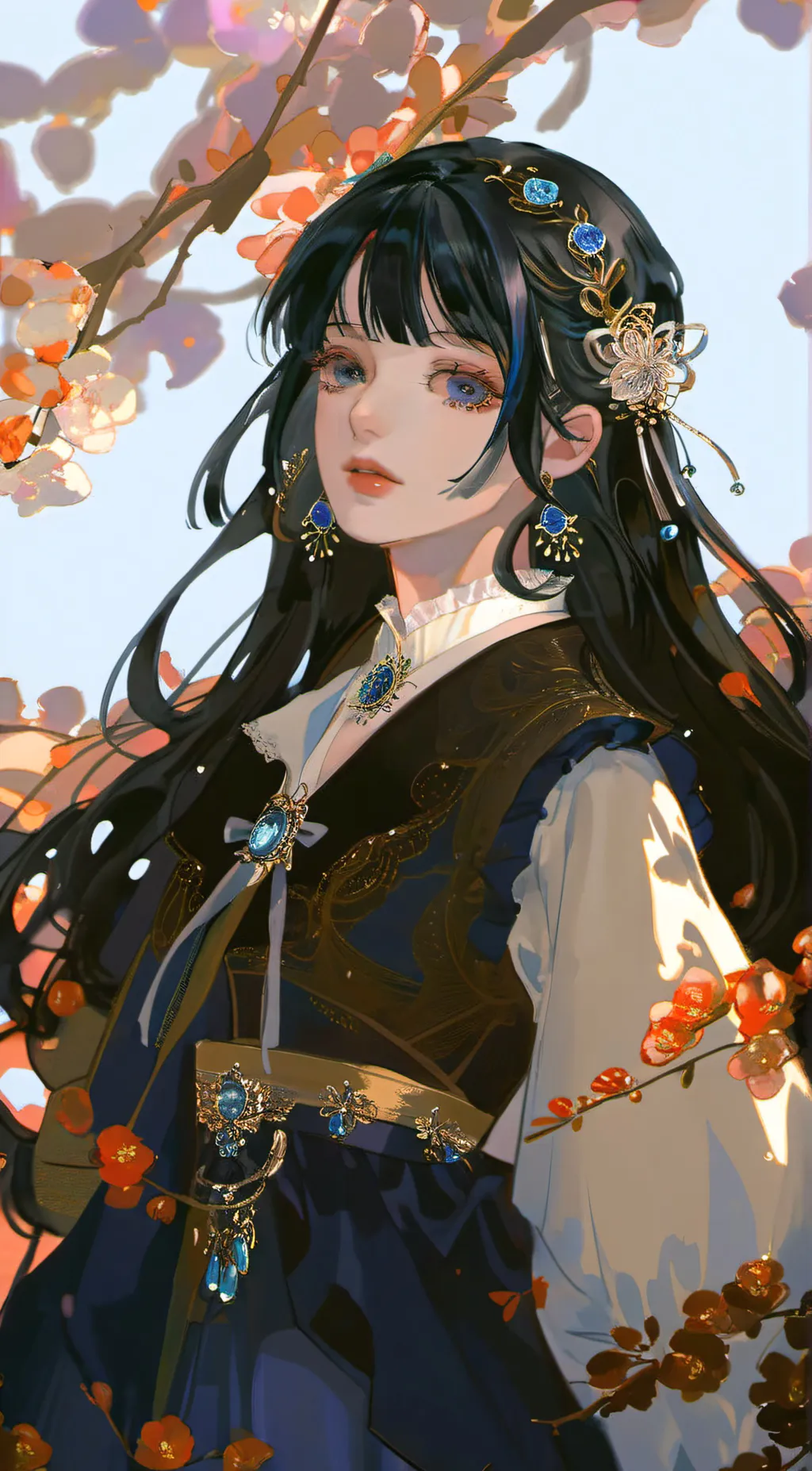 ai character: Luna background