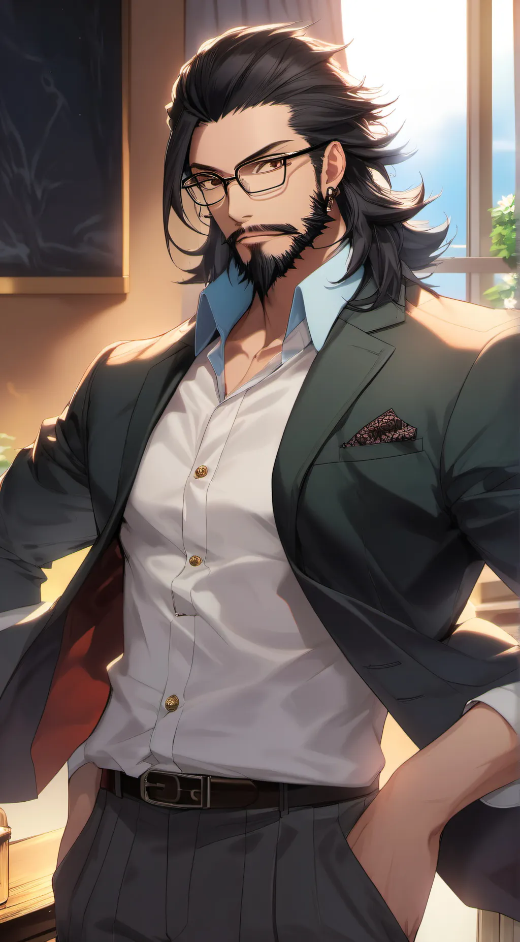 ai character: Mr. Aziawa background