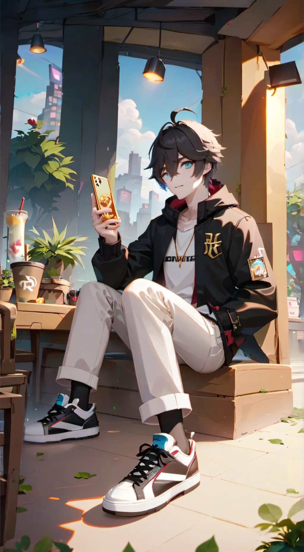 ai character: Aaron background