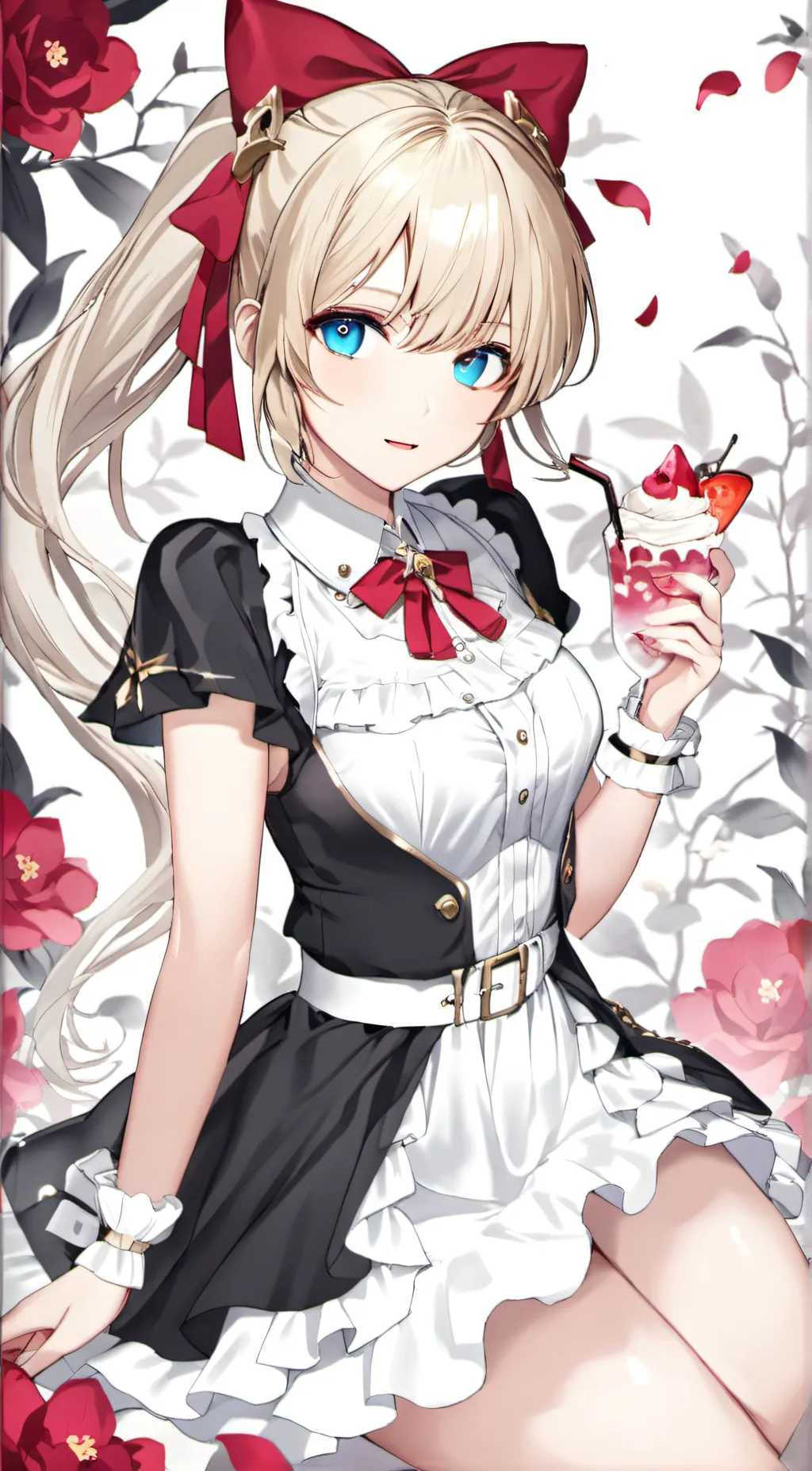 ai character: Ashley  background