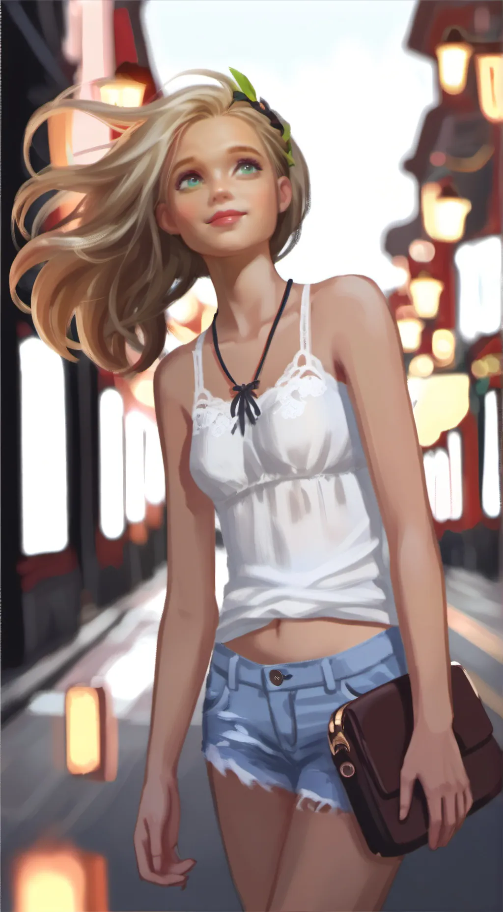 ai character: Aphmau  background